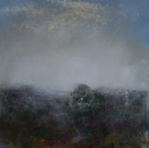 Mist above Portheras Cove Oil on canvas 80x80 cm £1100